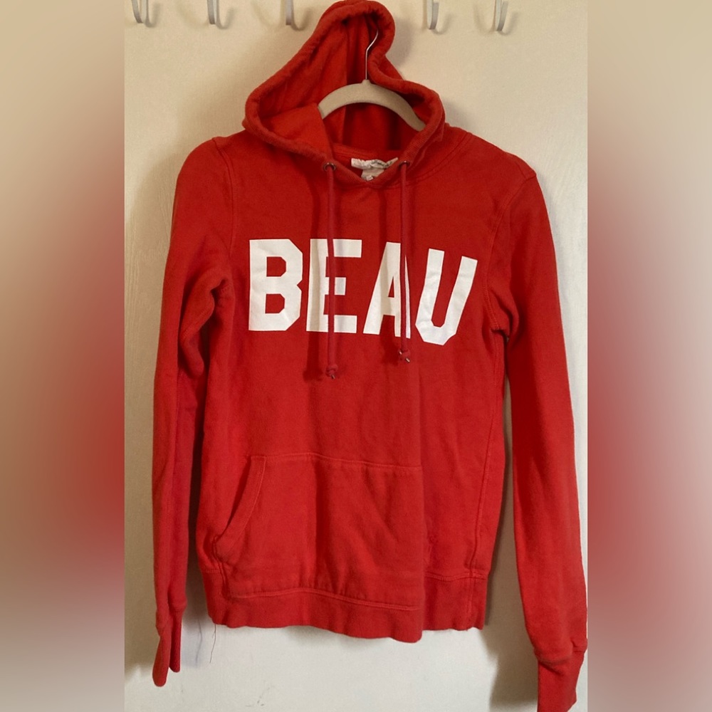 🌞L.O.G.G. Label of Graded Goods Coral “Beau” on Front Hoodie A225